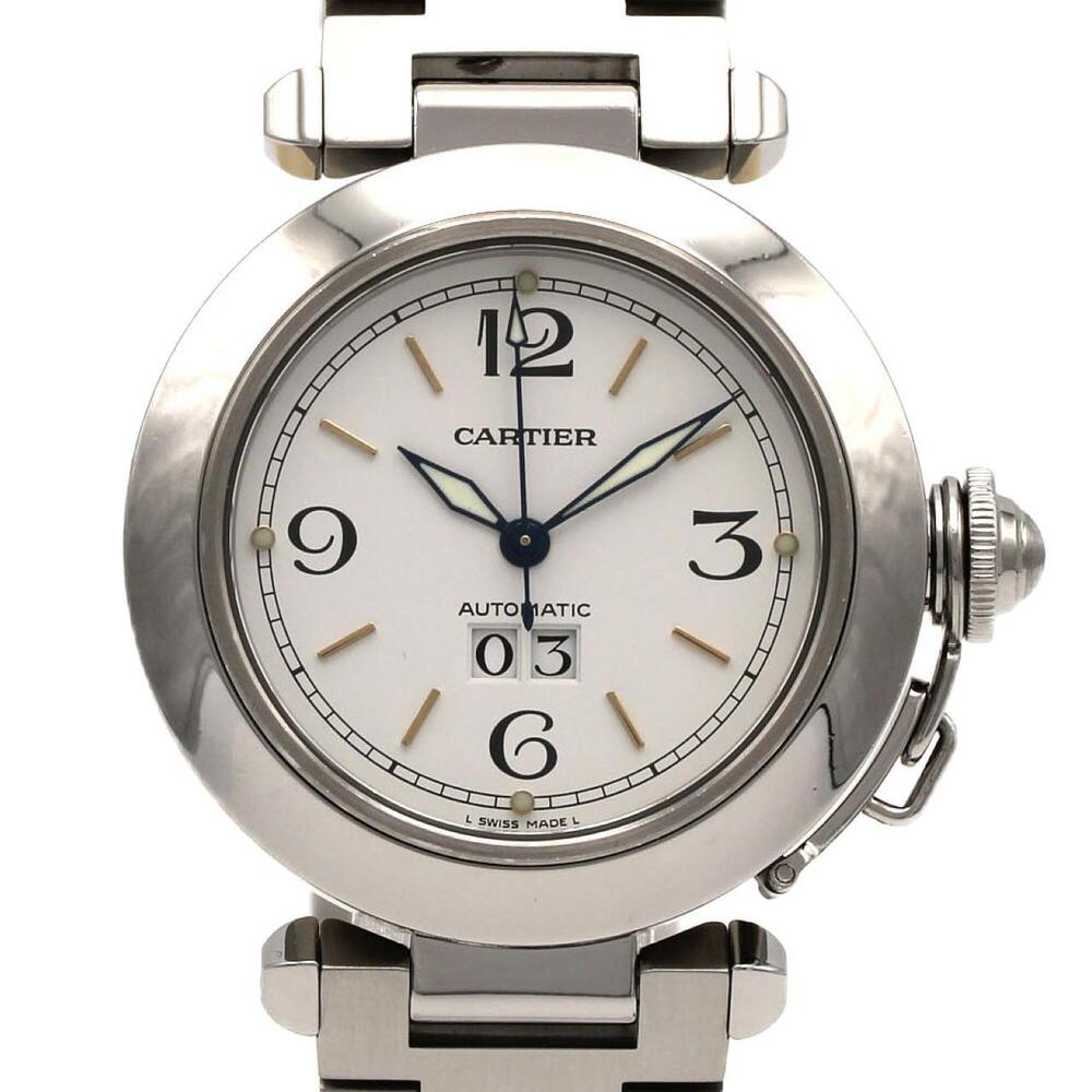 Cartier Pasha C Grande Date W31044M7 Stainless Steel Automatic Watch